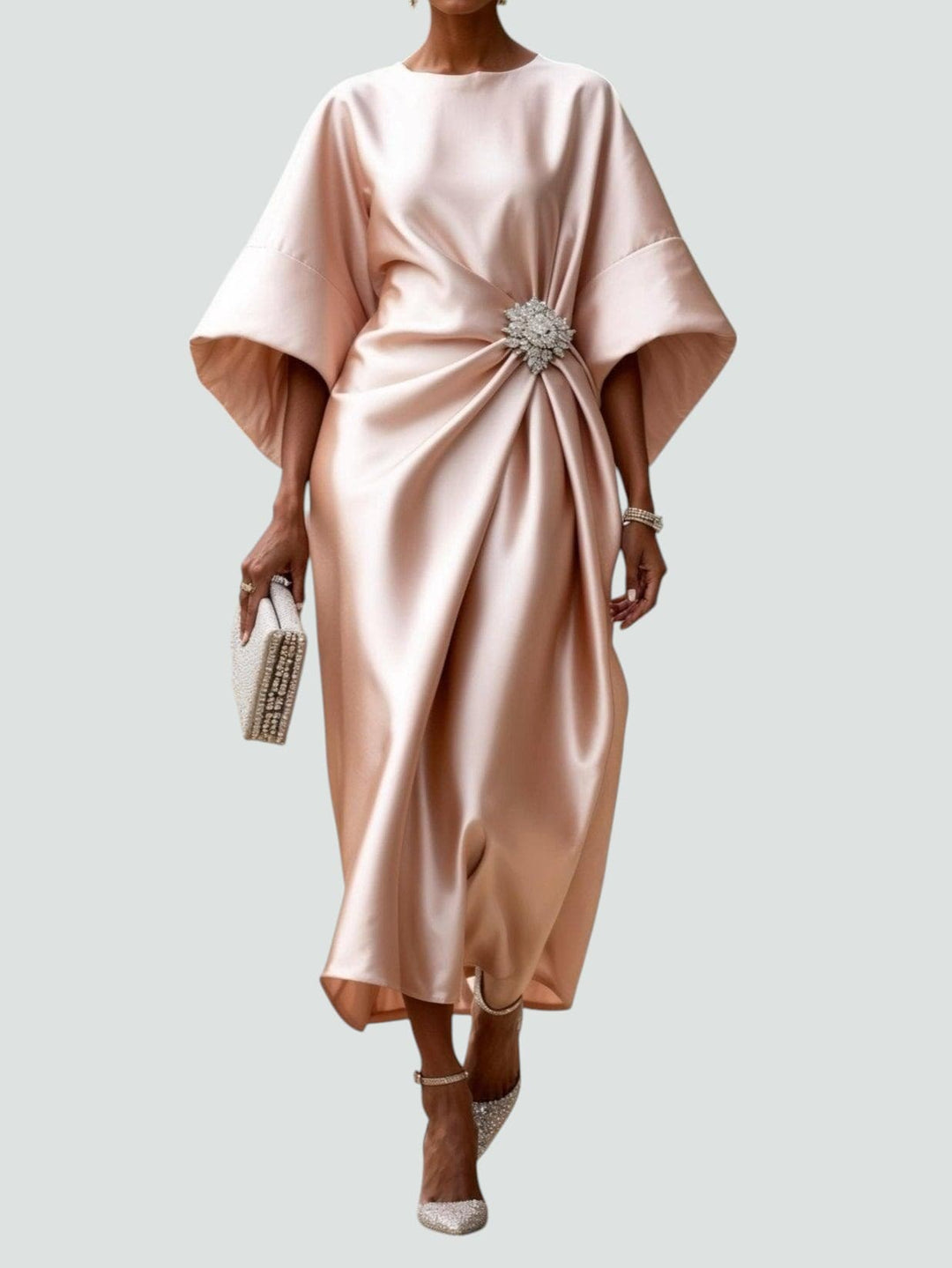 Lona™ Abito lungo elegante in satin