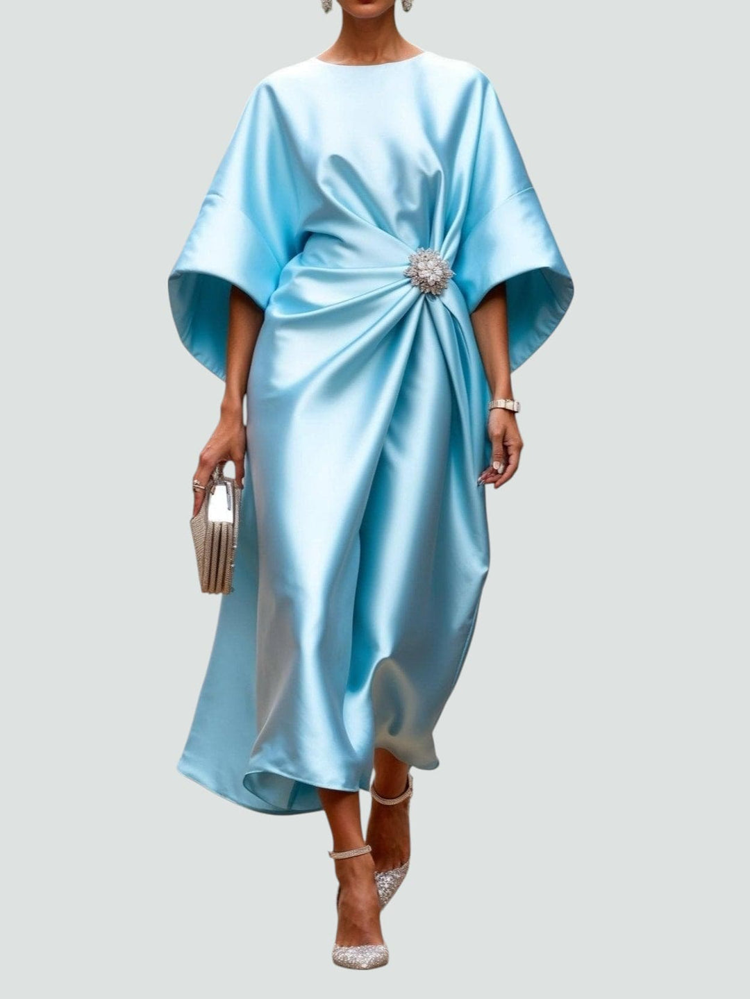 Lona™ Abito lungo elegante in satin