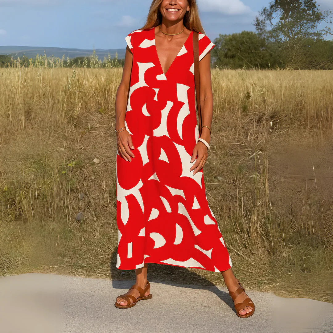 Tatiana™ | Abito Maxi con Dettagli a Intaglio
