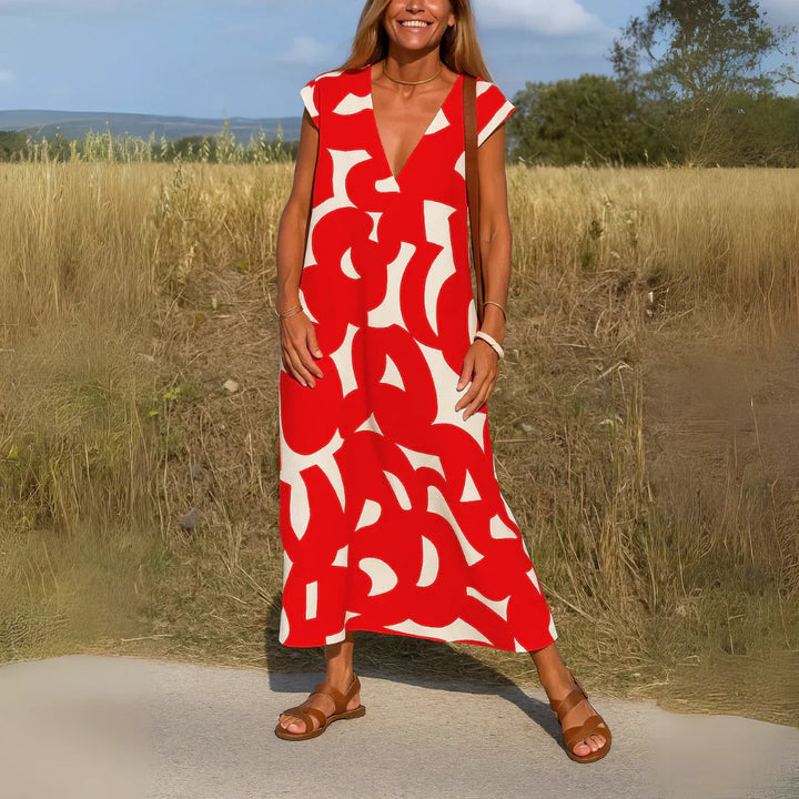 Tatiana™ | Abito Maxi con Dettagli a Intaglio