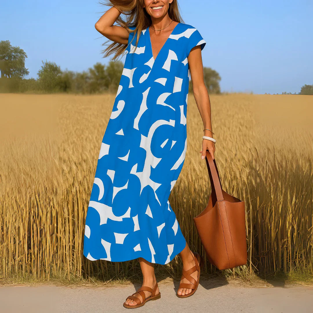 Tatiana™ | Abito Maxi con Dettagli a Intaglio