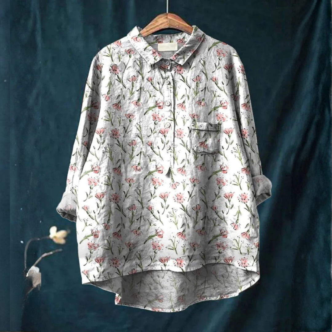 Elise™ | Camicia Senza Tempo con Stampa