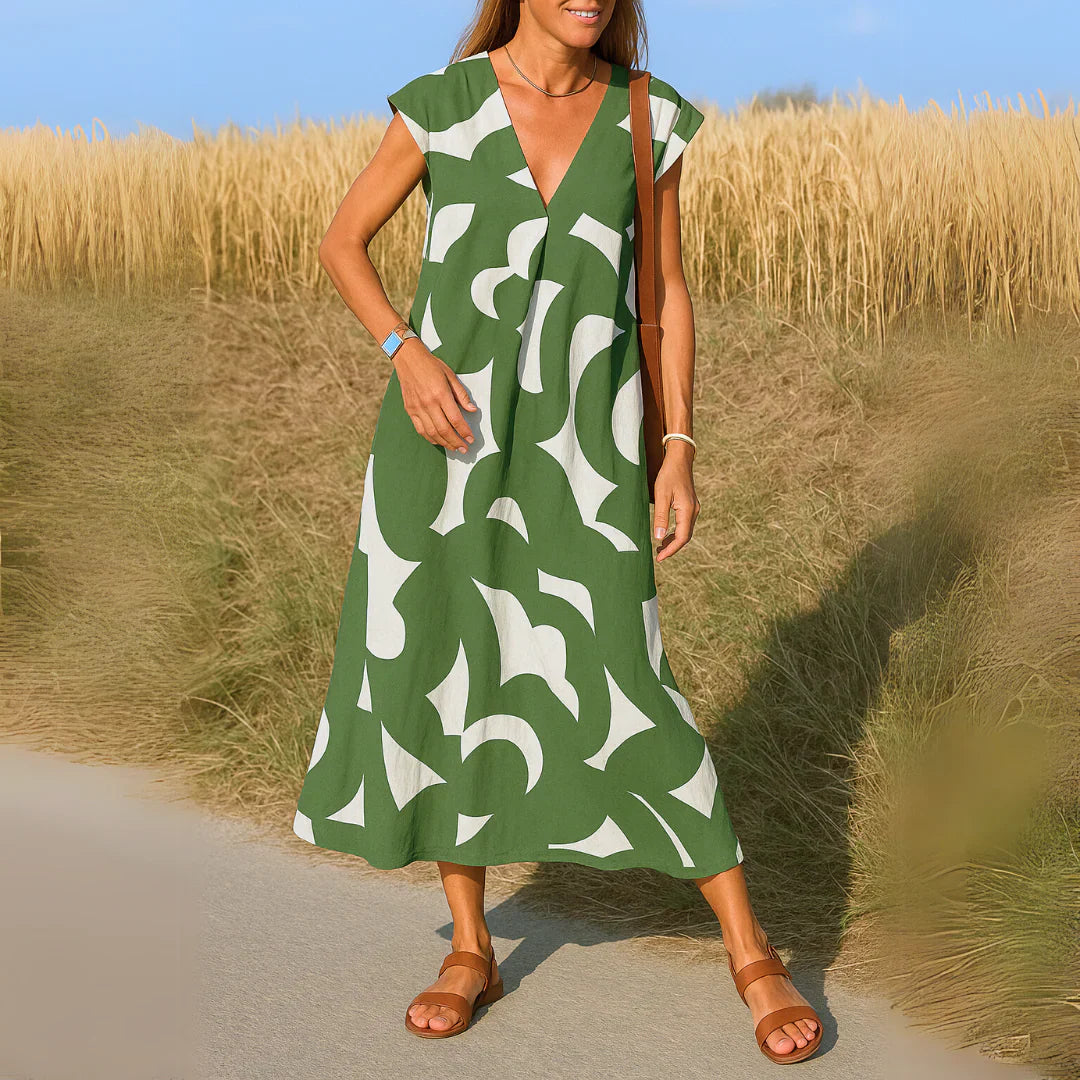 Tatiana™ | Abito Maxi con Dettagli a Intaglio