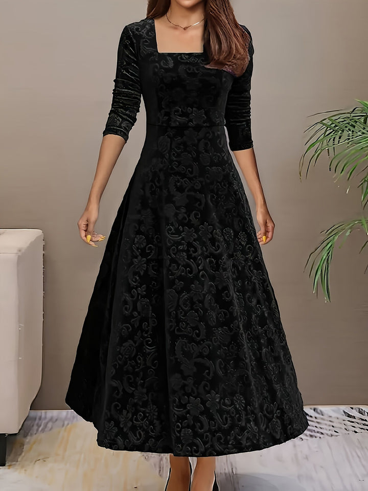 Nicola™ Abito Elegante in Velluto