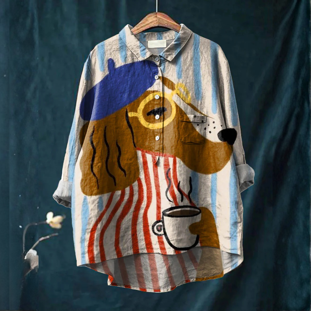 Vespera™ | Camicia Senza Tempo con Motivo