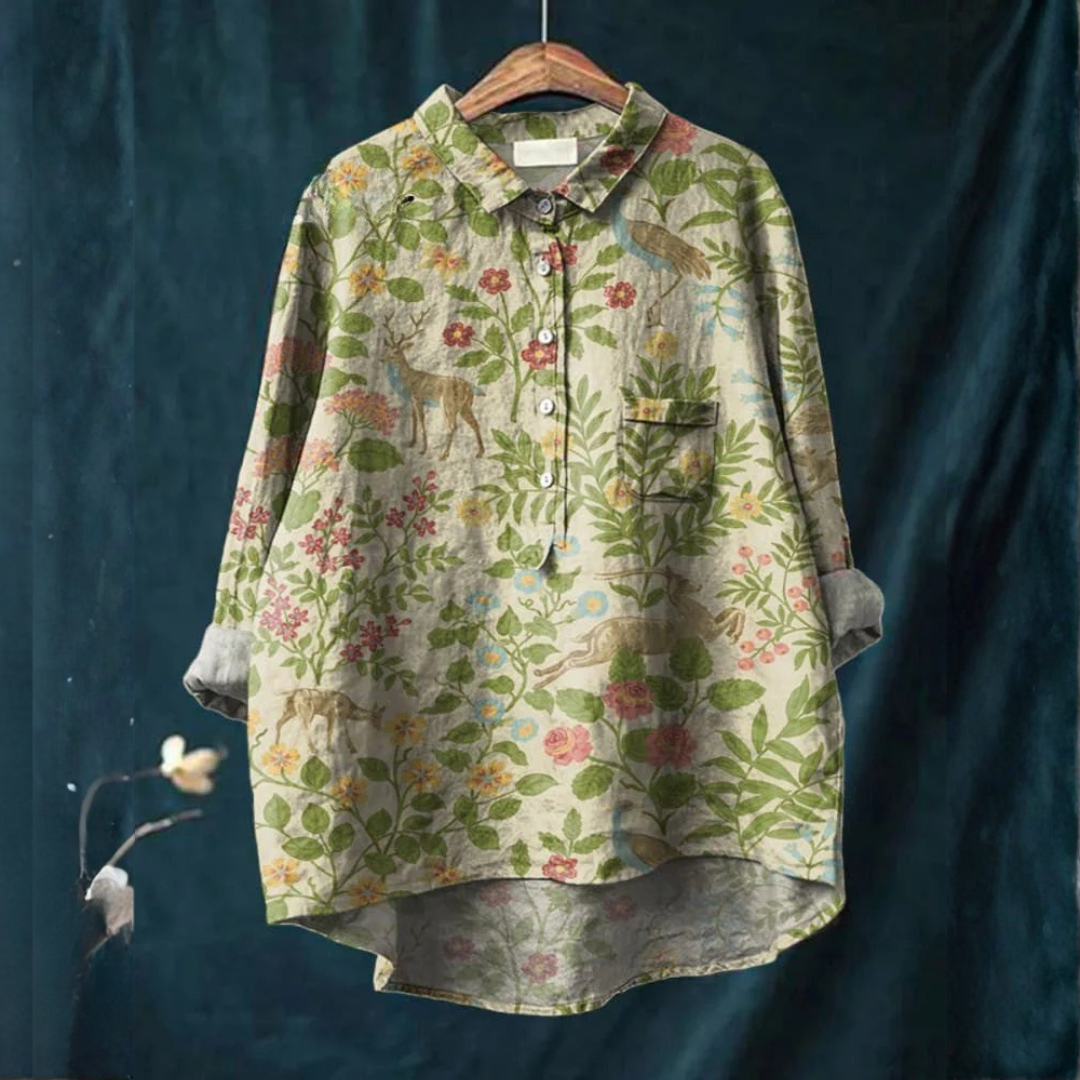 Isolde™ | Camicia Senza Tempo con Stampa