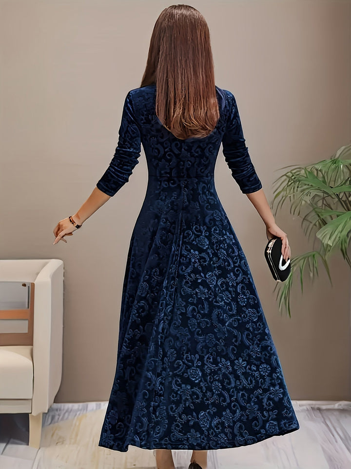 Nicola™ Abito Elegante in Velluto