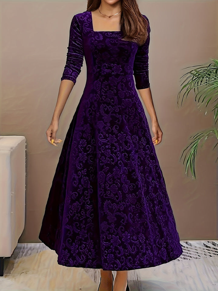 Nicola™ Abito Elegante in Velluto