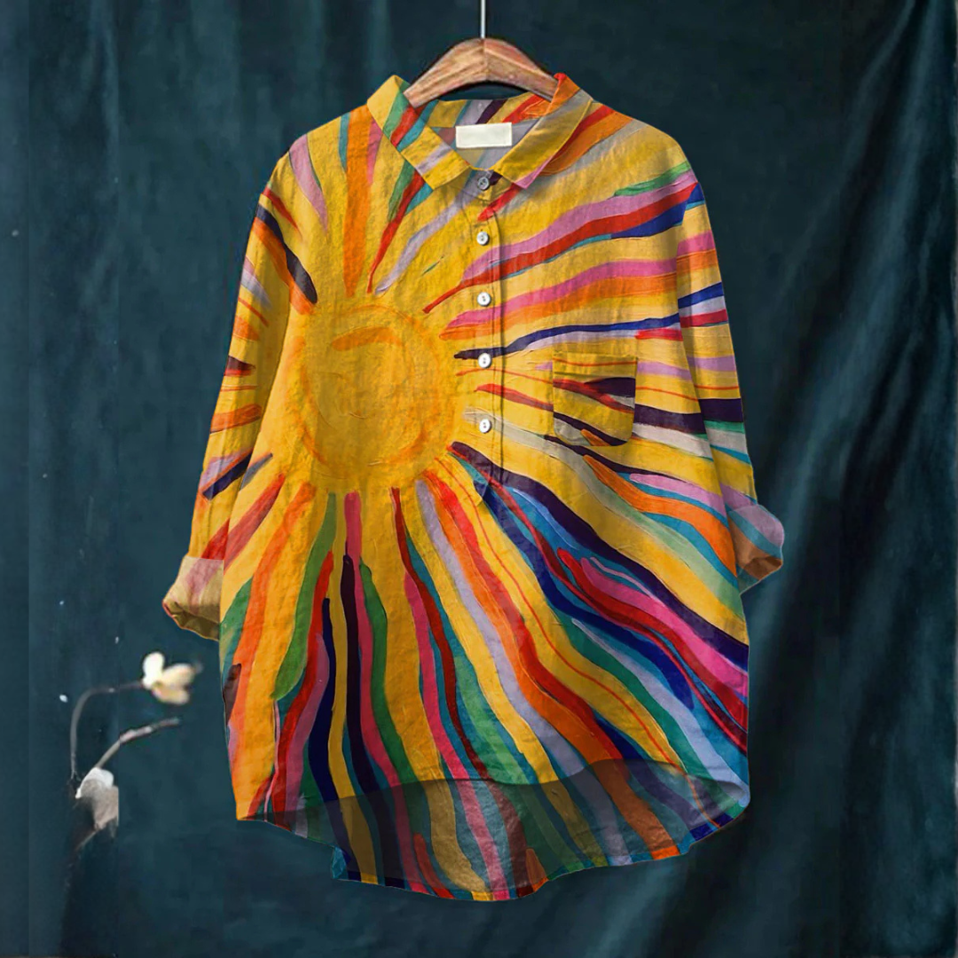 Elara™ | Camicia Senza Tempo con Motivo