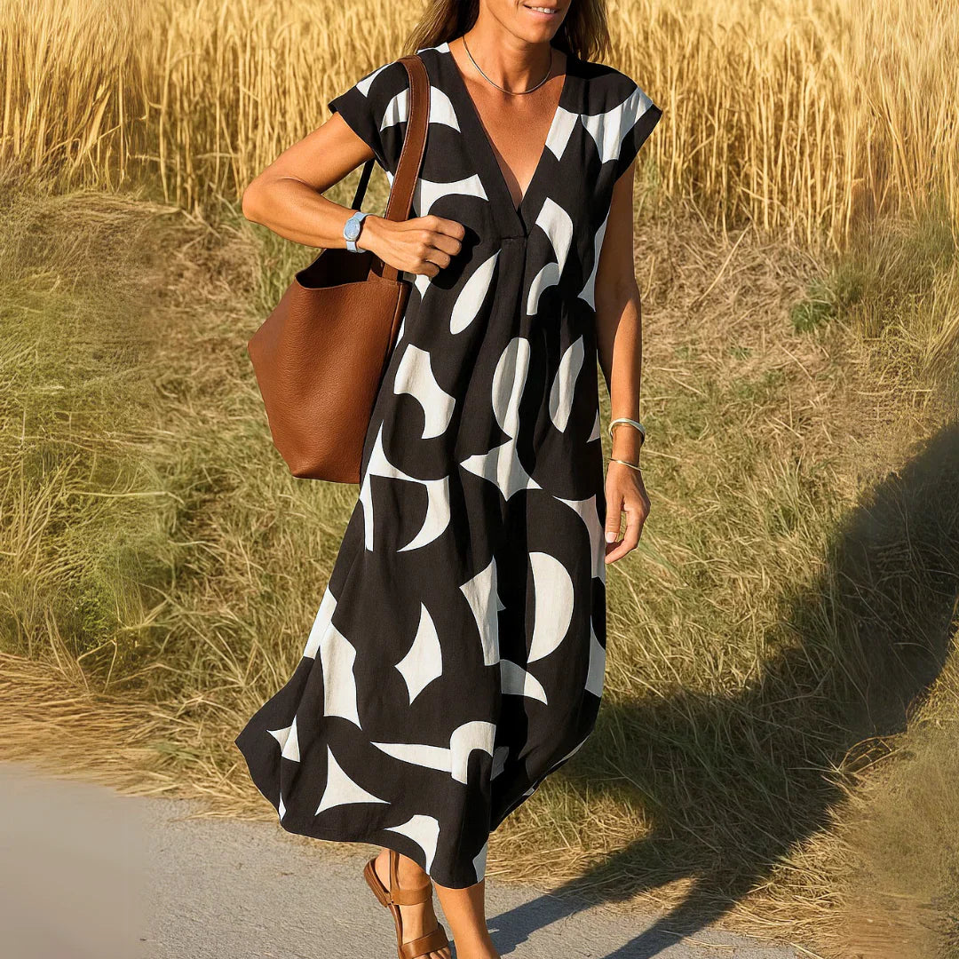 Tatiana™ | Abito Maxi con Dettagli a Intaglio