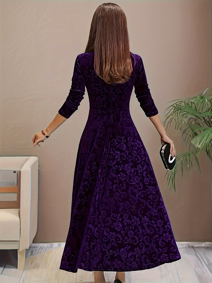 Nicola™ Abito Elegante in Velluto