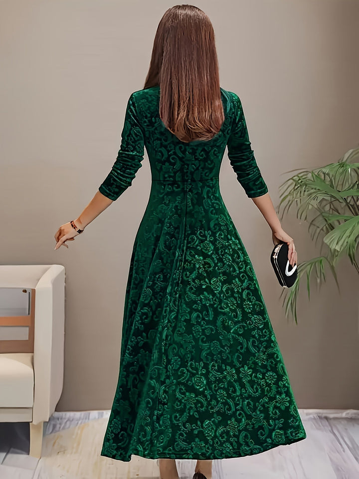 Nicola™ Abito Elegante in Velluto
