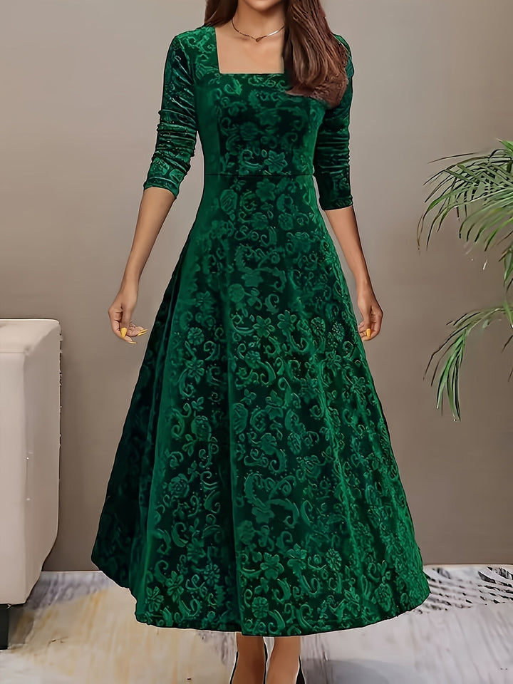 Nicola™ Abito Elegante in Velluto