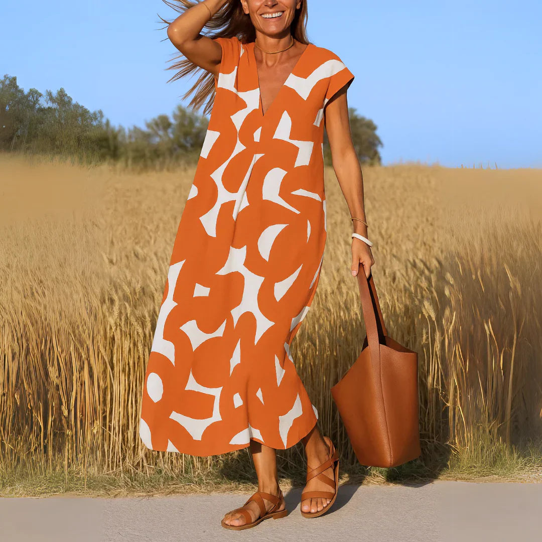 Tatiana™ | Abito Maxi con Dettagli a Intaglio