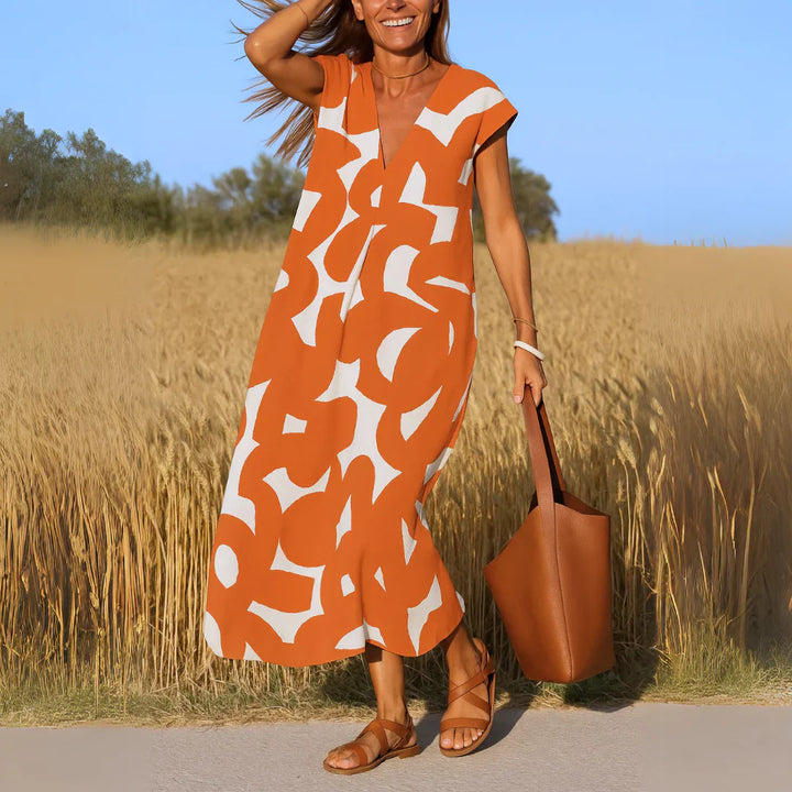 Tatiana™ | Abito Maxi con Dettagli a Intaglio