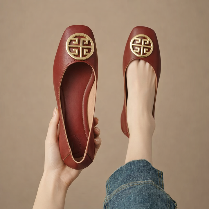 Ballerine in Pelle Orchard