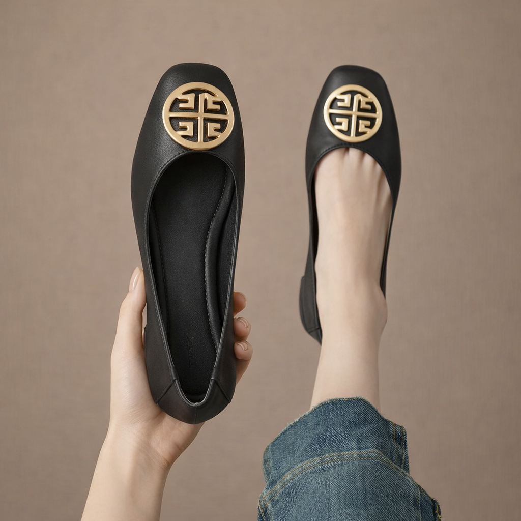 Ballerine in Pelle Orchard