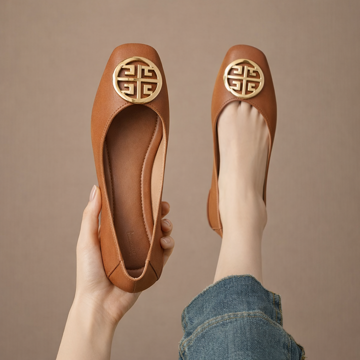 Ballerine in Pelle Orchard