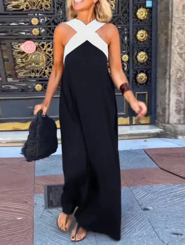 Quirine™ | Abito Maxi con Chiusura Avvolgente