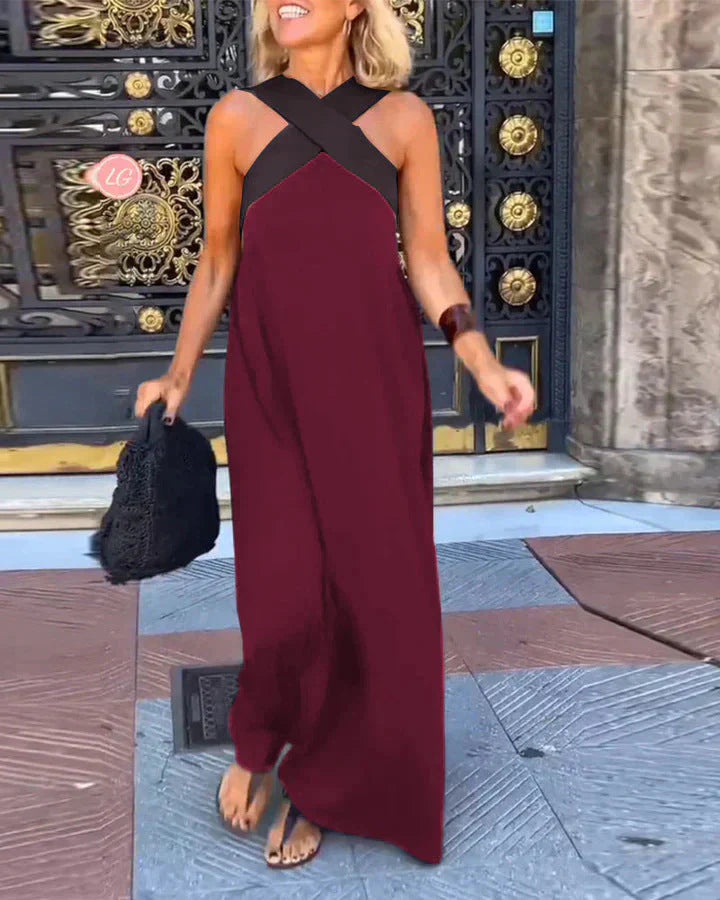 Quirine™ | Abito Maxi con Chiusura Avvolgente