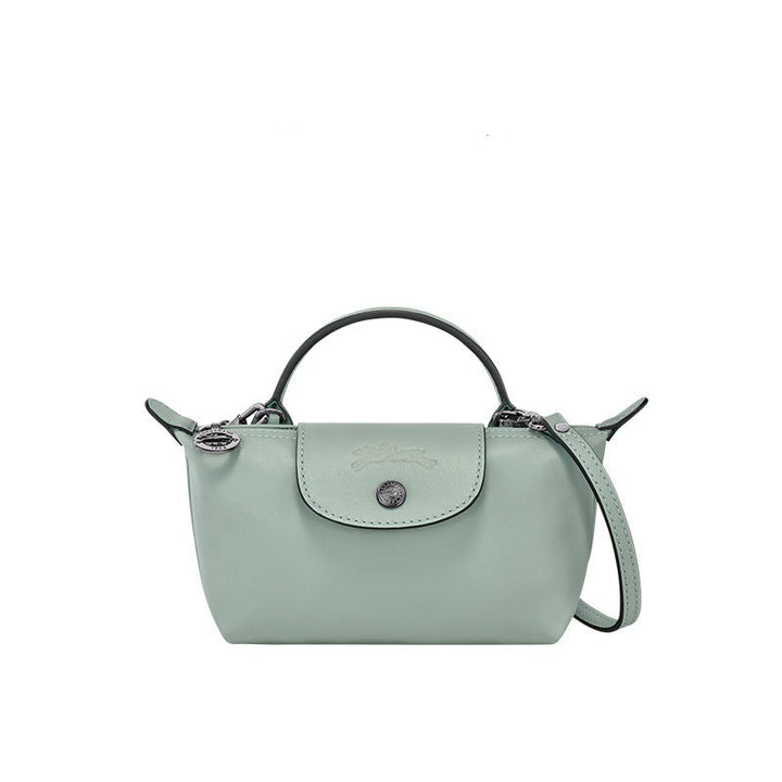 Borsa Mini in Pelle - Azzurra