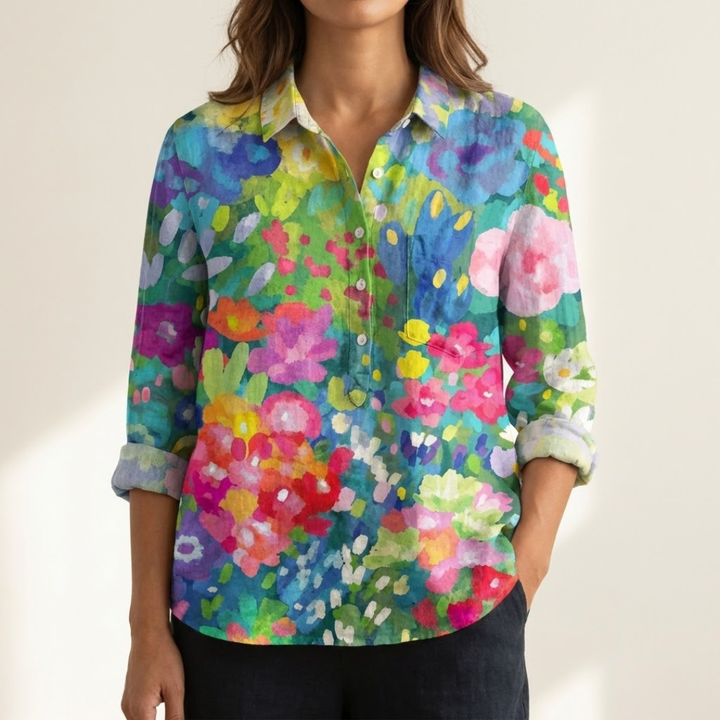 Vivianne™ | Blusa Senza Tempo con Motivo
