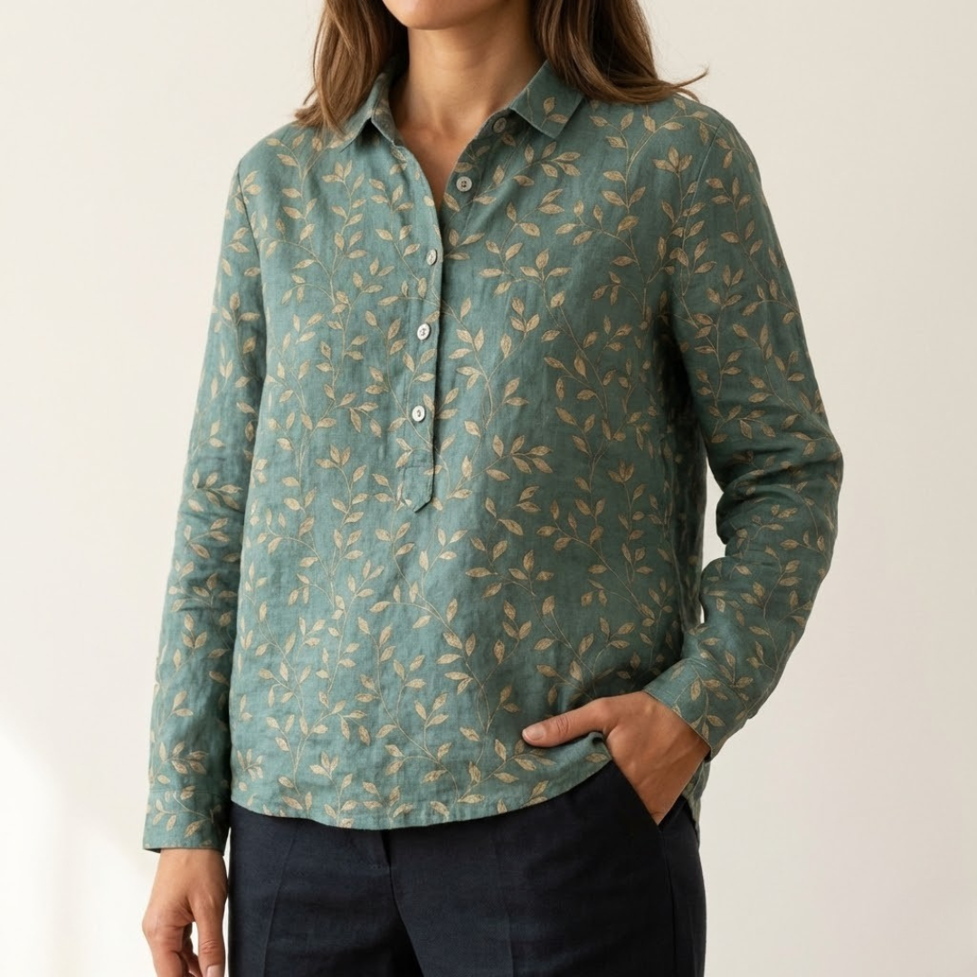 Alessia™ | Blusa Senza Tempo con Motivo