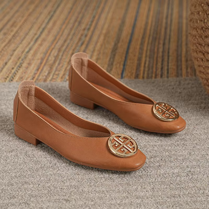 Ballerine in Pelle Orchard