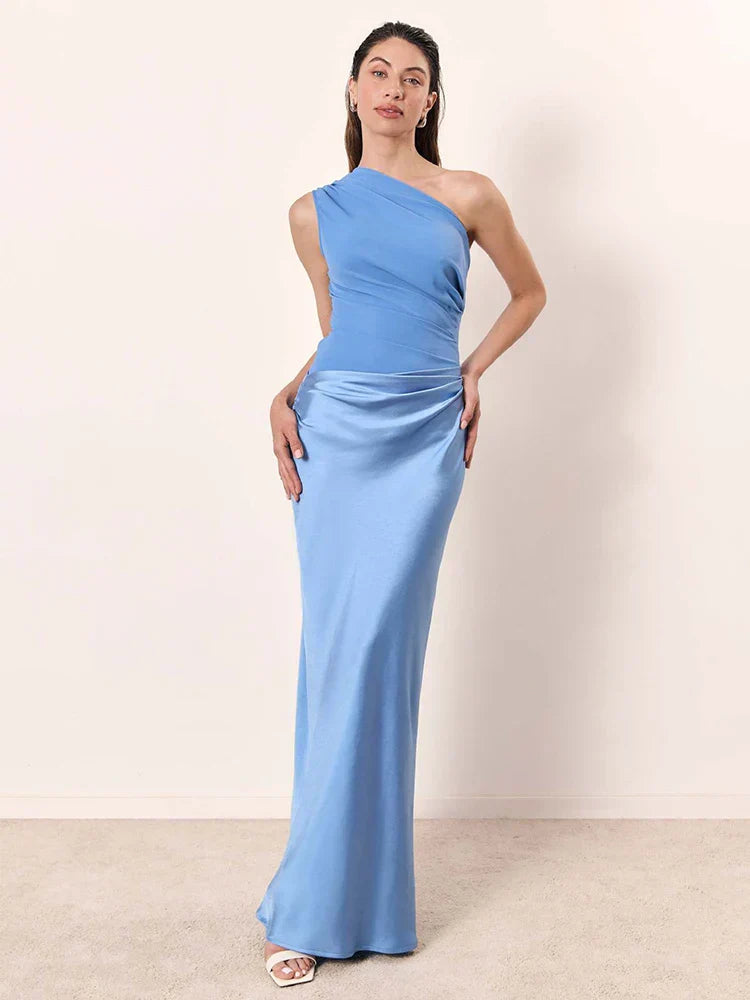 Seana™ Abito Maxi a Spalla Unica