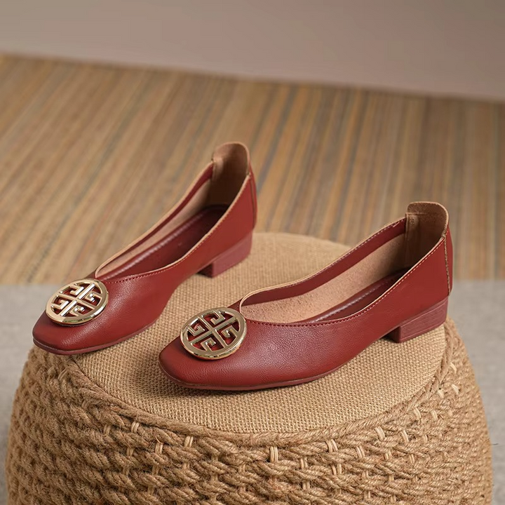 Ballerine in Pelle Orchard