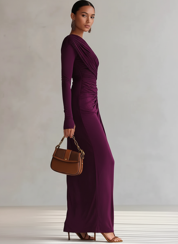 Rhianna™ Abito Maxi Elegante + Manica