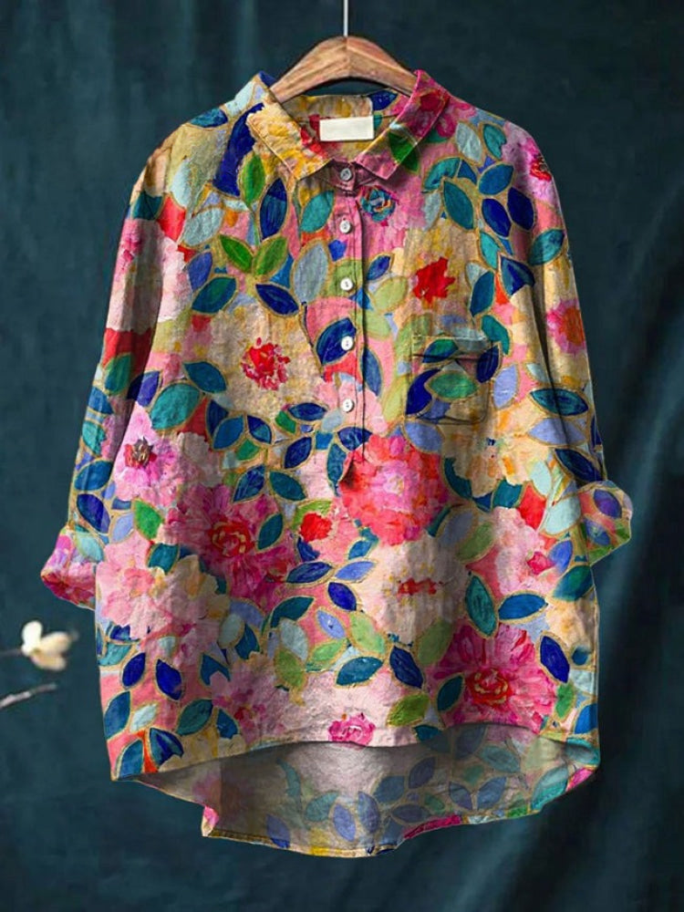 Seraphina™ | Blusa Senza Tempo con Stampa