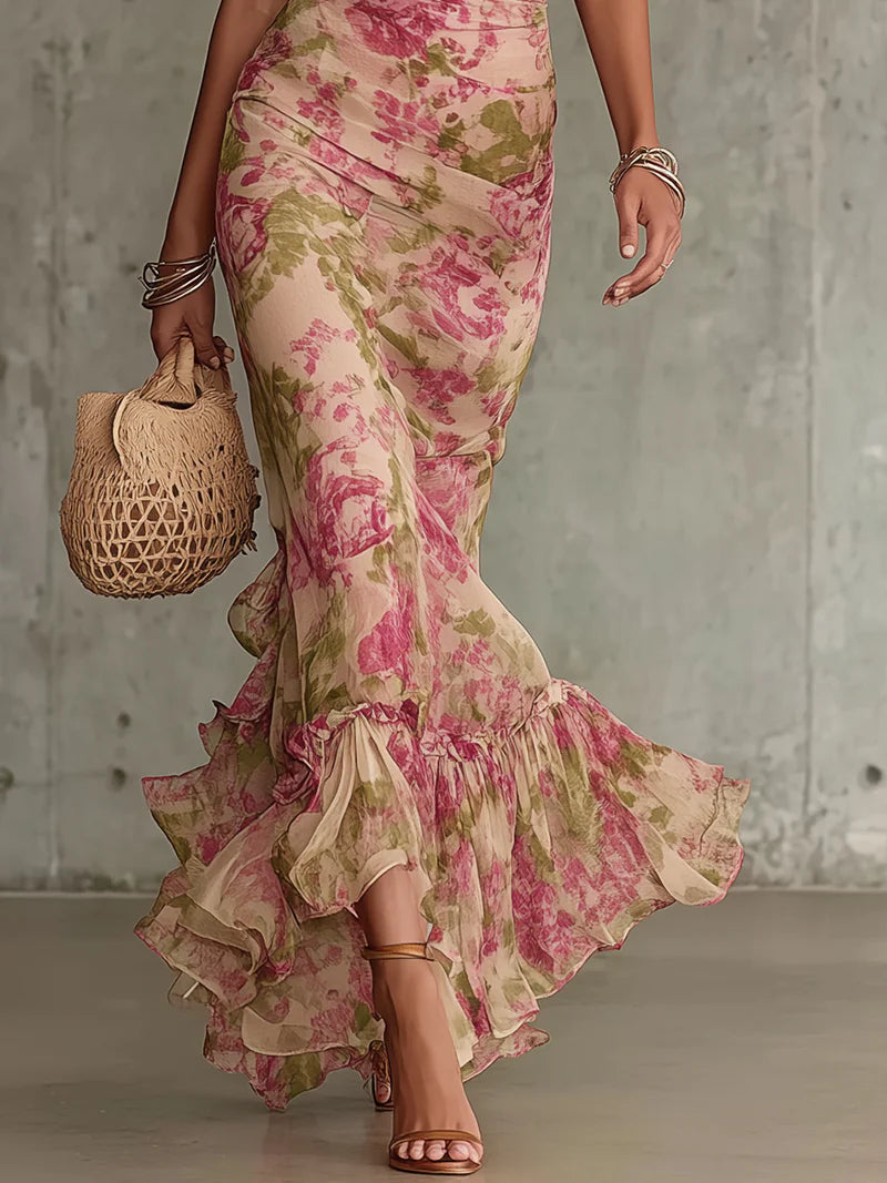 Racquella™ Vestito Maxi Vintage