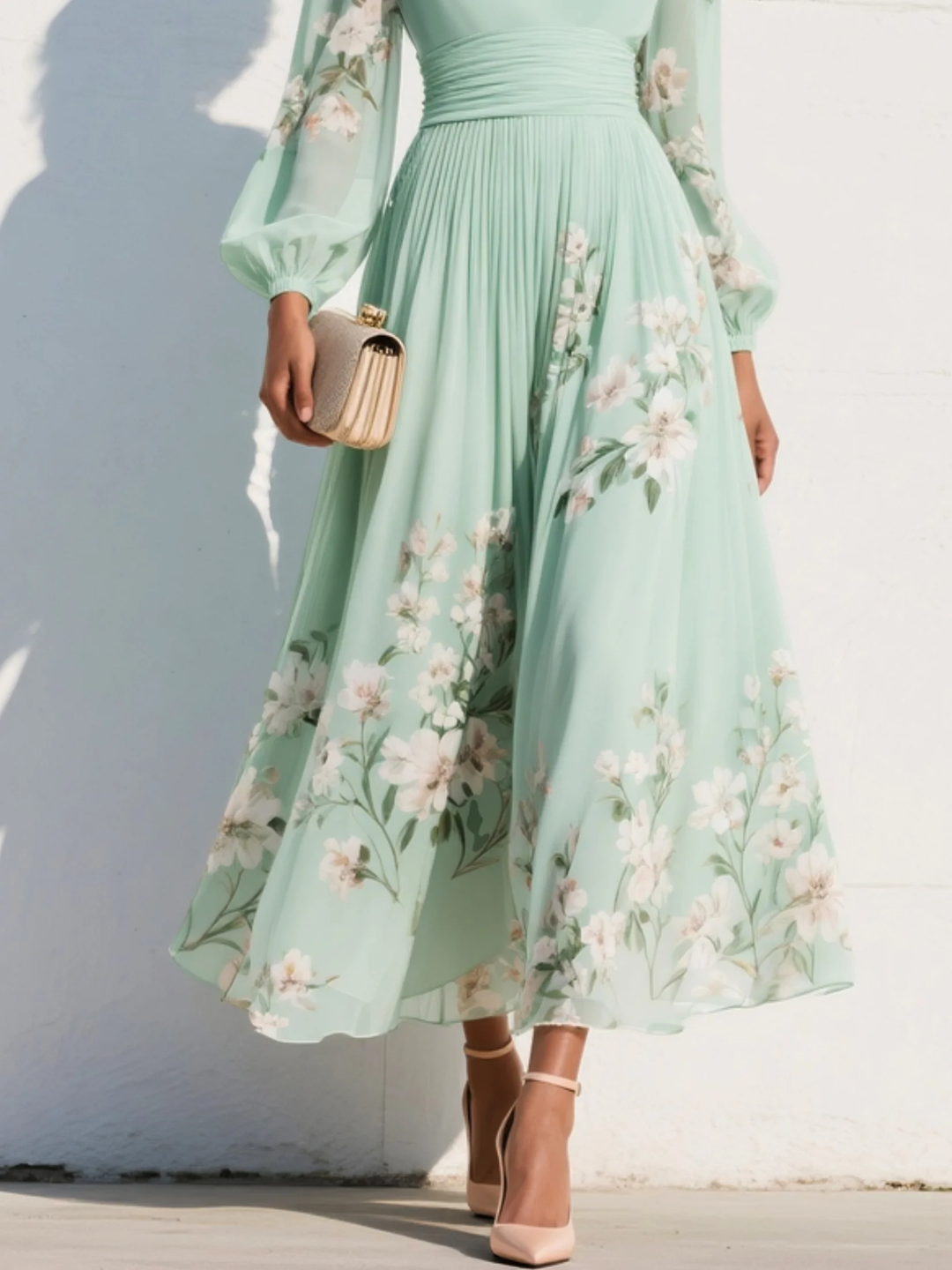 Odelia™ Vestito Midi Floreale