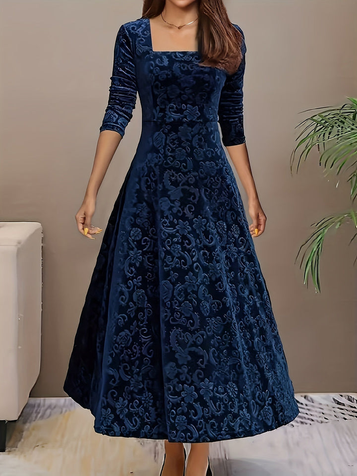 Nicola™ Abito Elegante in Velluto