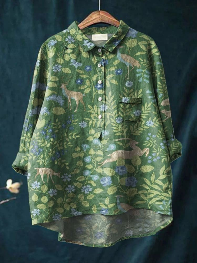 Isolde™ | Camicia Senza Tempo con Stampa