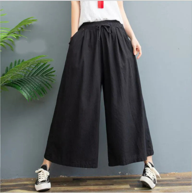 AMELINA – PANTALONI PLISSÉ COMFORT FIT