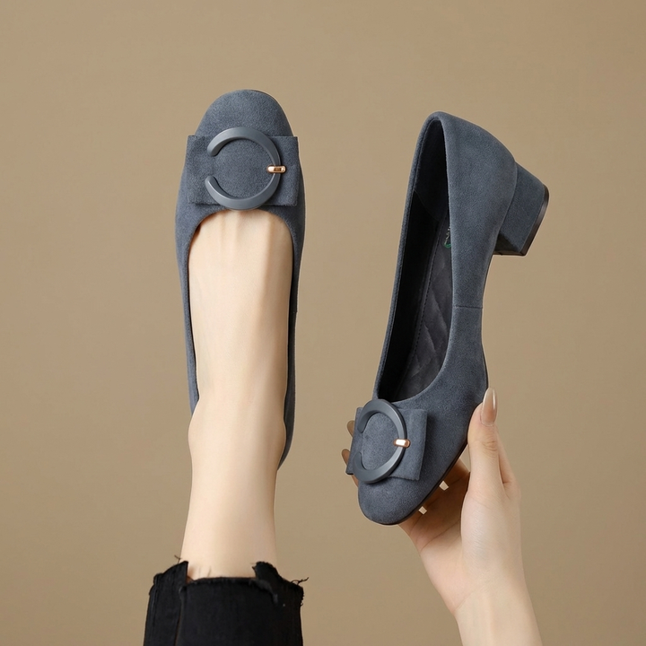 Ballerine a punta quadrata