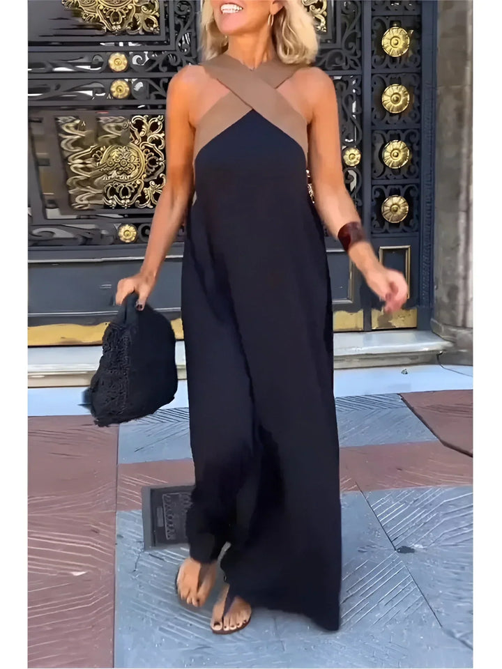Quirine™ | Abito Maxi con Chiusura Avvolgente