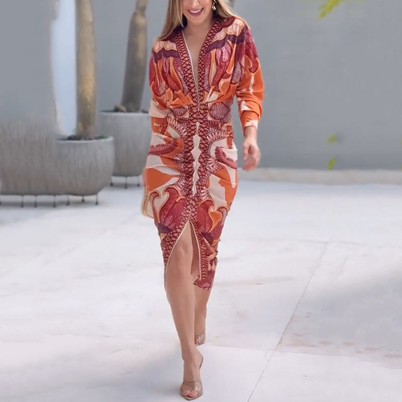 Blysse™ Abito Elegante con Scollatura a V