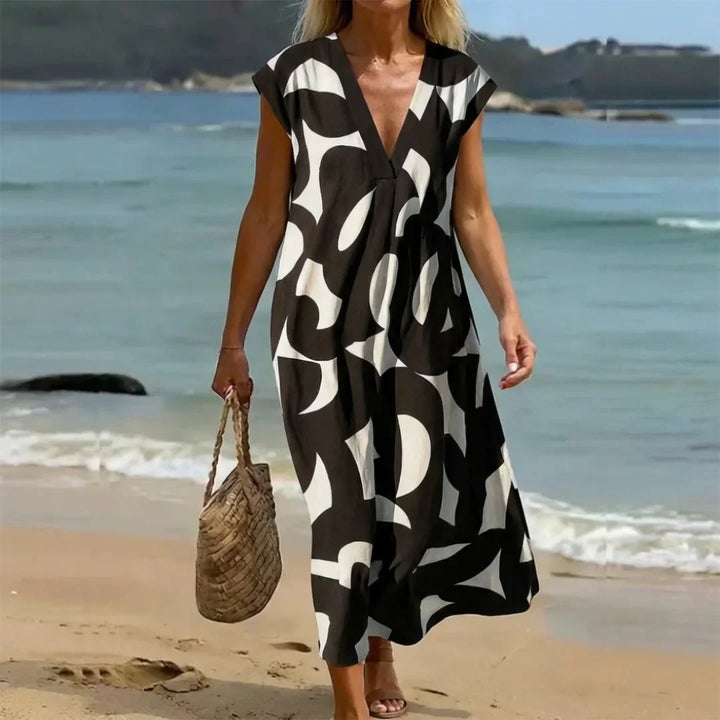 Tatiana™ | Abito Maxi con Dettagli a Intaglio